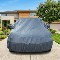 Housse de voiture universelle en tissu non tissé de luxe - Protection solaire, imperméable, anti-givre, anti-vent et anti-neige