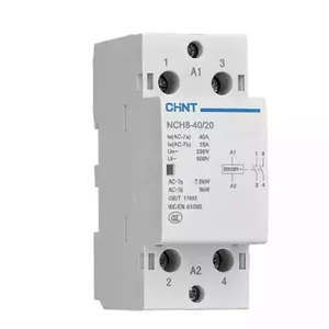 CHINT NCH8 series CE Rail petit contacteur AC pour armoire électrique domestique hôtel Restaurant 25a 20a 1P/2P/4P 220V monophasé