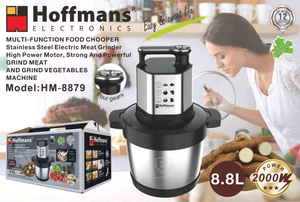 <span class=keywords><strong>Machine</strong></span> à Fufu Hoffmans HM-8879 la plus vendue sur le marché africain, 8,8 L, 2000 W, hachoir à viande haute puissance pour les grandes familles - Product Image 5