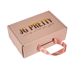 Boîte cadeau pliante en forme d'avion avec logo personnalisé, emballage personnalisé, impression recto-verso, boîte en papier cosmétique avec cordon. - Product Image 2