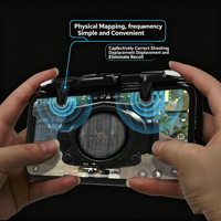 Manette de jeu filaire G5 pour téléphone portable, joystick avec détection de mouvement, compatible Android, bouton de tir, support de téléphone, support mains libres
