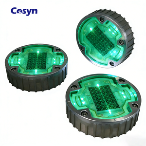 Pembatas Jalan Tenaga Surya Bawah Tanah Langsung dari Pabrik, Lampu Strobo Sinyal Malam Hari, Lampu Berkedip, Pembatas Jalan dari Aluminium Cor - Product Image 2