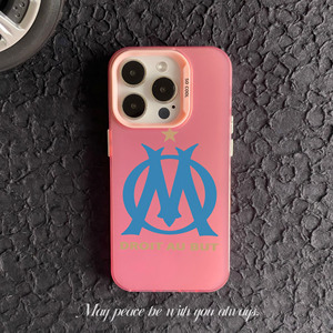 Coque de téléphone unique multicolore pour iPhone Xs Xr 11 12 13 14 15 16 17Pro Max, design de football de <span class=keywords><strong>Marseille</strong></span> - Product Image 6
