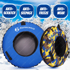 FLORESCENCE Tube de glisse gonflable commercial en PVC pour l'extérieur, pour sports d'hiver, double place, avec coussin - Product Image 5