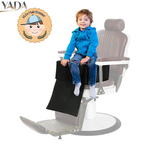 Asiento Elevador Moderno Personalizable para Niños, de Cuero Negro, Suave, Cómodo y Fácil de Limpiar, Venta al por Mayor para Salones y Centros de Cuidado Infantil - Product Image 1