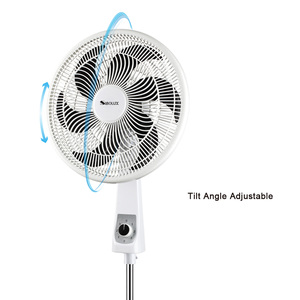 <span class=keywords><strong>Ventilateur</strong></span> sur pied électrique en plastique <span class=keywords><strong>ultra</strong></span> <span class=keywords><strong>silencieux</strong></span> de 18 pouces avec 3 vitesses de contrôle <span class=keywords><strong>pour</strong></span> la <span class=keywords><strong>chambre</strong></span> à coucher - Product Image 4