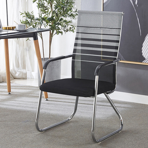 Mobilier <span class=keywords><strong>de</strong></span> salle à manger Chaise <span class=keywords><strong>de</strong></span> <span class=keywords><strong>bureau</strong></span> à dossier moyen Tissu maillé Design moderne <span class=keywords><strong>sans</strong></span> <span class=keywords><strong>roulettes</strong></span> Chaise <span class=keywords><strong>de</strong></span> <span class=keywords><strong>bureau</strong></span> pour salle <span class=keywords><strong>de</strong></span> conférence - Product Image 5