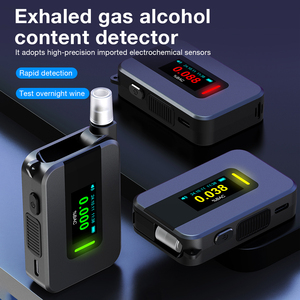 Độ chính xác cao tế bào nhiên liệu xách tay hơi thở rượu Tester Monitor rượu breathalyzer Cảm biến rượu Checker Meter - Product Image 3