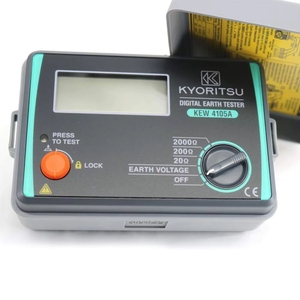 เครื่องทดสอบความต้านทานดินแบบดิจิตอล Raesung Kyoritsu 4105a ความแม่นยำสูง มัลติมิเตอร์ IP67 พร้อมกล่องแข็งสำหรับการทดสอบ รับประกัน 1 ปี - Product Image 2