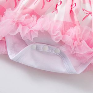 Conjunto <span class=keywords><strong>de</strong></span> ropa a juego para niña <span class=keywords><strong>de</strong></span> 1er cumpleaños, vestido con volantes y diadema con lazo para sesión <span class=keywords><strong>de</strong></span> fotos <span class=keywords><strong>de</strong></span> fiesta <span class=keywords><strong>de</strong></span> cumpleaños para niños pequeños - Product Image 3