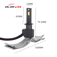 Ampoule de phare LED H1 55W 6500K Haute luminosité Anti-éblouissement Phare de voiture