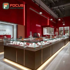 Exhibidores de Joyería Minimalistas de Primera Calidad, Mostrador de Exhibición para Tienda de Joyería con Marco Metálico - Product Image 6