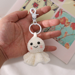 Pendentif poupée Sunny Day fait main au crochet, tissé en fil <span class=keywords><strong>de</strong></span> laine <span class=keywords><strong>pour</strong></span> filles, produit fini fait main par <span class=keywords><strong>maman</strong></span> <span class=keywords><strong>pour</strong></span> accrocher au sac - Product Image 2
