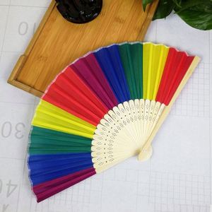 Customized Logo Print Chinese Style Plastic Crafts Hand Fan Waterproof Fabric Lovely Business <b>Gift</b> for Home Decoration Souvenir - Product Image 6