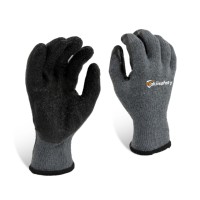 Gants respirants avec paume enduite, doublure en coton, revêtement en latex gaufré, antidérapants, résistants à l'abrasion, pour usage général