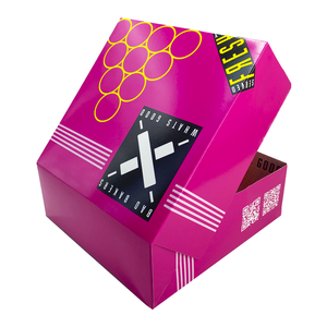 Scatole per Fast Food Personalizzate in Carta Kraft Ecologica, Contenitori per Hamburger/<span class=keywords><strong>Pizza</strong></span>/<span class=keywords><strong>Hot</strong></span> Dog/Sushi con Stampe Vivaci di Alta Qualità - Product Image 3