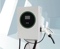 Station de recharge rapide murale et colonne pour véhicules électriques, avec protection anti-inversion de polarité, courant d'entrée 32A, compatible OCPP, vente en gros