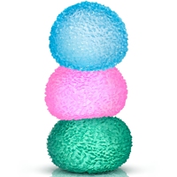 Lot de 3 balles anti-stress souples, jouets sensoriels pour enfants et adultes, soulagement de l'anxiété, exercices pour les mains, cadeaux de fête de la Saint-Valentin (4,6 cm) Unisexe