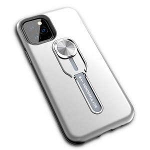 2019 Nuovi Prodotti di PC + TPU Antiurto Cassa Del Telefono per Il Iphone Caso di 11 Con Anello di Metallo Cavalletto - Product Image 2
