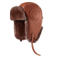 Gorro Ushanka QJ OEM Personalizado con Diseño de Camuflaje, Logotipo, Unisex, Clásico, de Aviador, con Orejeras de Piel Sintética, Gorra de Piloto