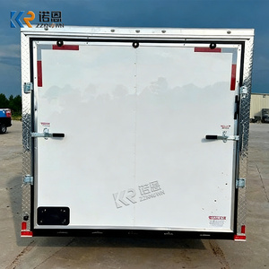 Remorque de transport de marchandises lourde, remorque utilitaire fermée pour le transport <span class=keywords><strong>d</strong></span>'équipements de construction, <span class=keywords><strong>prix</strong></span> <span class=keywords><strong>d</strong></span>'usine - Product Image 3