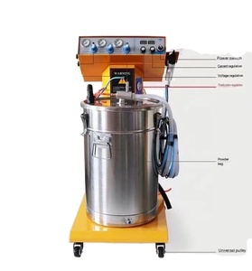 Pistola de Pintura Industrial Portátil Pequeña, Equipo de Recubrimiento Electrostático en Polvo con Bomba y Componentes Principales - Product Image 2
