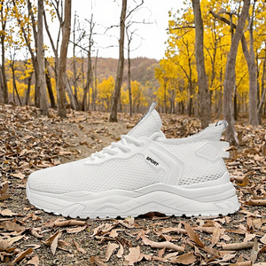 Zapatillas Deportivas de Lona con Cordones para Hombre, Transpirables, Cómodas, Antideslizantes, Resistentes al Desgaste, con Malla Hueca, para Otoño e Invierno - Product Image 3