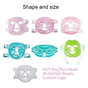High-quality Customized Gel Bead Ice <b>Eye</b> <b>Mask</b> Soothes <b>Eye</b> Skin Care Cooling Half <b>Mask</b> Daily Rehabilitation Therapy Supplies - Product Image 2