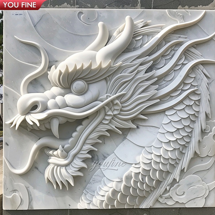 屋外大型大理石レリーフドラゴン彫刻| Alibaba.com