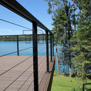 Vente en gros Porte d'entrée standard américaine DIY Installation facile Rampe de câble de <span class=keywords><strong>terrasse</strong></span> en acier inoxydable et rampe de pont - Product Image 1