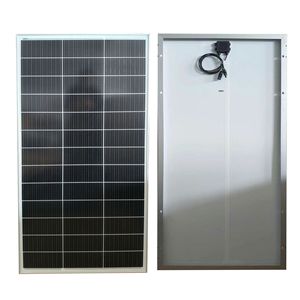 แผงโซลาร์เซลล์ 200W โมโนคริสตัลไลน์ 18V 36V แบบฮาล์ฟเซลล์ 156.75 มม.x156.75 มม. สำหรับหลังคาบ้าน รถบ้าน และระบบตรวจสอบ - Product Image 1