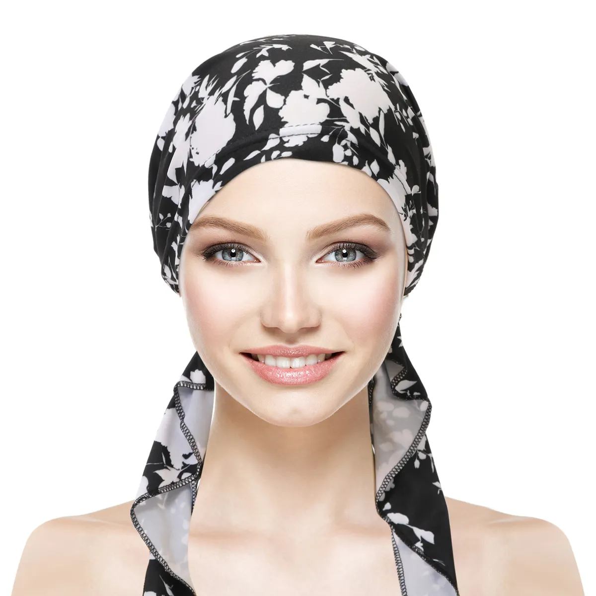 Chapéus hijabs muçulmanos piratas estilo moda chapéus femininos com cauda de algodão e elastano coloridos hijabs frete grátis