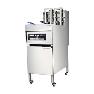 STRONG 28L Gas Stainless Steel Commercial Automatic <b>Fryer</b> <b>Machine</b> Large Capacity Single Cylinder <b>Fryer</b> for French Fries Chicken - Product Image 1