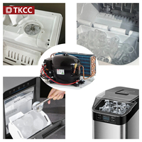 Unité de condensation pour machine à glaçons Tianke avec compresseur 220V, compatible R600a, R134a, R290, automatique et écologique pour plusieurs types
