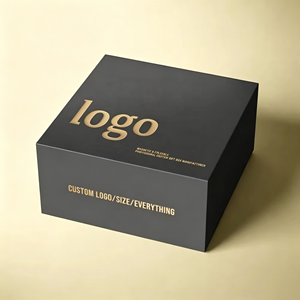 Boîte cadeau pliable magnétique avec logo UV personnalisé, boîte d'emballage rigide en carton de luxe pliable pour vêtements, chaussures et articles de luxe - Product Image 2