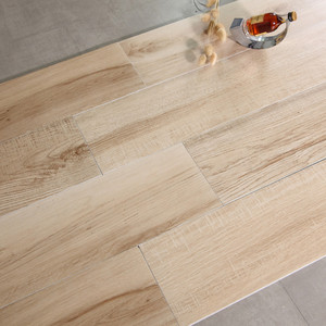 Gạch men giả vân gỗ, cạnh thẳng, kiểu dáng đơn giản, kích thước 150*900, dành cho phòng khách biệt thự, khách sạn — ảnh 1