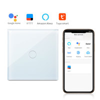 Bingoelec vente en gros Tuya maison intelligente interrupteurs tactiles lumière LED interrupteur tactile mural électrique interrupteur d'éclairage Wifi