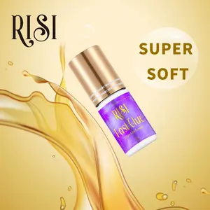 RISI Top Grade 5-7 Weeks Oil Resistant No Irritation Lash Extension Glue Oem Supplier 0.1-0.5s Fast Drying