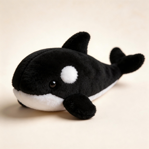 Peluches d'animaux marins mignons, mascottes en peluche personnalisées, décoration de bureau, phoque, dauphin, requin, orca en peluche - Product Image 5