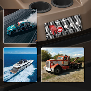 Kit de Painel de Interruptor de Ignição para Carro de Corrida 5 em 1 12V SPST com Indicador <span class=keywords><strong>LED</strong></span> para Uso Automotivo - Product Image 6