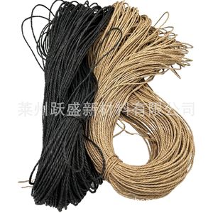 Le fabricant personnalise des cordes en papier à deux brins pour les cordes décoratives en papier DIY, y compris des cordes en papier raphia colorées. - Product Image 4