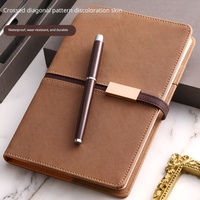 Ensemble cadeau de carnet en cuir avec logo personnalisé, carnet de notes professionnel avec stylo, OEM ODM pris en charge, cadeau d'entreprise, vente en gros