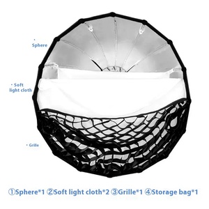 Kit Professionale Lampada LED COB 180W con Supporto in Metallo Nero 90cm Compatibile per Illuminazione Studio Fotografico e <span class=keywords><strong>Video</strong></span> - Product Image 6