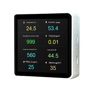 टैफ्ट डिस्प्ले Rs485 वायु गुणवत्ता डिटेक्टर तापमान आर्द्रता tsmatoraldehyde pm2.5 सेंसर पर्यावरण निगरानी - Product Image 1