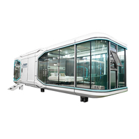 Maison en conteneur préfabriquée modulaire moderne de luxe de haute qualité Maison capsule de luxe pour chambre à coucher Villa Appartement Application