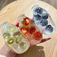 En gros, Jouet Squishy en plastique en forme de bouteille de lait et de maltose, Boîte surprise, à remontée lente, doux, à presser, sensoriel, aux formes de fruits, pour adolescents, Prêt à expédier