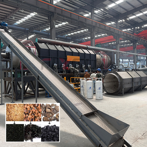 Industrial Grade Rotary Biochar Production Equipment with High Carbonization Rate for Biomass Waste - Product Image 1