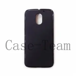 Fabricante Atacado Matte TPU Casos Soft Frosted Capa Traseira Silicone Caso De Telefone Móvel Para Motorola Moto E3 Preto