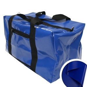 Waterproof <strong>PVC</strong> Vinyl Coating Glossy Blackout Plain Tarpaulin 610gsm for Sports Bags - Product Image 1