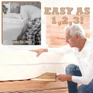 Herramienta de madera para levantar colchones y cambiar sábanas, para uso doméstico, diseño de madera duradero - Product Image 2